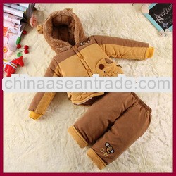 wholesale baby clothing 2014 latest design thick warm toddler baby clothes tc5234