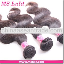 100% virgin body wave AAAAA virgin brazilian hair extension