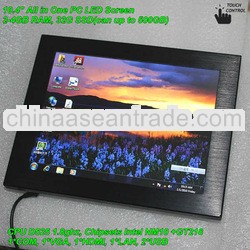 10.4 Inch aluminum case multi-point touch all in one pc