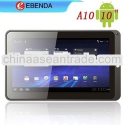 10 inch tablet capacitive Allwinner A10 android 4.0 tablet