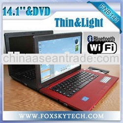 14.1 inch ultra-thin notebook computer with low consumption