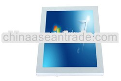 15-inch Vertical panel with resistive touch,slim White color frame