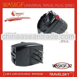 2012 Alibaba Recommended Best Quality Italy Male Female AC Power Plug (WASIIGF-12)