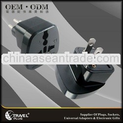 2012 HOT Product USA Travel Plug Adapter With Safety Shutter(WAS-6)