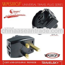 2012 Top Sale UK Plug Adapter With CE&ROHS Approved(WASIIIGF-7)