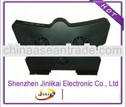 2012 fashionable low price hight quality 4 USB hubs laptop stand with cooler fan for 15inch notebook