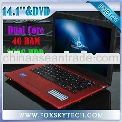 2012 hotest high function notebook computer 14.1 inch