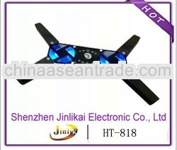 2012 promotional Christmas gift high cooling effect adjustable LED table fan without blade for lapto