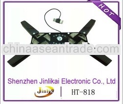 2012 promotional christmas gift item high cooling effect adjustable LED nail table fan for 10.2"