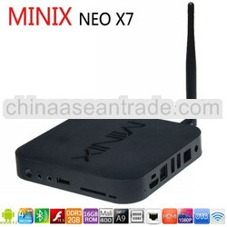 2013 Best MINIX NEO X7 Android TV Box RK3188 Quad Core Mini PC 1.6GHz 2G/16G WiFi HDMI RJ45 XBMC Sma