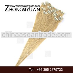 2013 Best selling clip hair extensions dubai