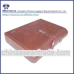 2013 Unique Business Brown Leather Briefcase