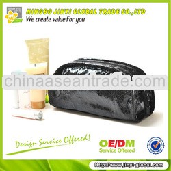 2013 fashion snake skin pattern glossy pvc cosmetic bag cosmetic plastic bag