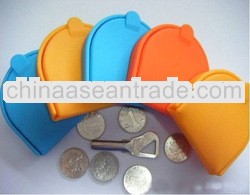 2013 hot sale latest fashional silicone coin wallet pochi purse