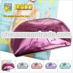 2013 hot sale shinny PVC bowknot quilted beauty case small cosmetic bag