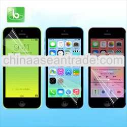 2013 mobile accessories high clear screen protector for iphone 5c, for iphone 5c screen protector fa