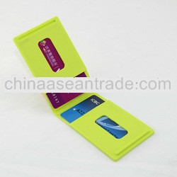 2013 most fashion customize silicone card holder