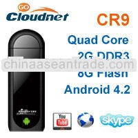 2013 new RK3188 Quad core 2G/8G android TV dongle with miracast+bluetooth4.0+android 4.2+HDMI Androi