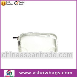 2013 new arrival trendy woman pvc clear plastic pillow bag for promational