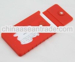 2013 new design silicone business card case