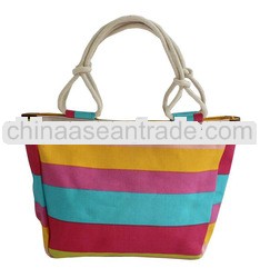 2013 popular woman handbag with stripes
