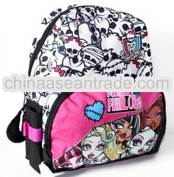 2013 wholesale fashion canton monster high kids school bag custom backpack