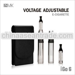 2013 world best selling products iGo6 electronics hookah refill adjustable voltage e cigarette