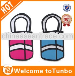 2014 Jump Style 2d 3d oxford bag novel cartoon bag 4 colors for cute girl