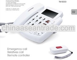 2014 autumn tidewave emergency sos telephones for Paris tour , safety hotel phone, caller id phone