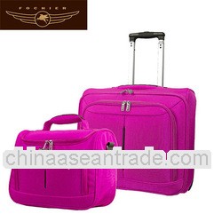 2014 fashion travelling luggage trolley bags