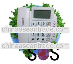 2014 hot selling magnate club sos telefones, decorative pear telephone, music ring caller id phone