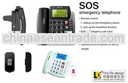 2014 intelligent function emergency SOS phone,round keypad phone, caller number phone