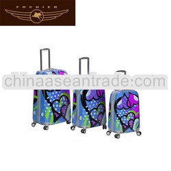 2014 kids trolley hard case luggage on wheels