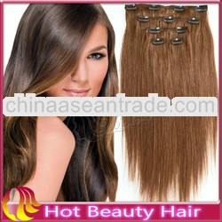 2014 new fashion clip in curly hair extension wholesale