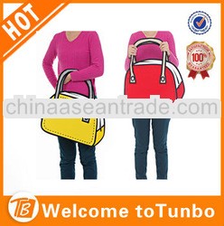 2014 new style Fashion simple lady tote 3d cartoon bags