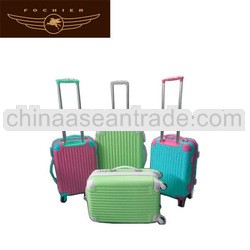 2014 trolley suitcase abs material luggage case sets