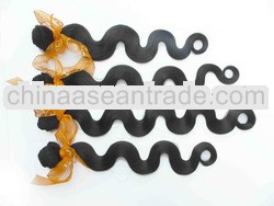 3A grade cheap body wave 100% Brazilian human hair weft