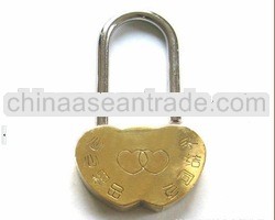 40/50 mm of their love wedding, love brass padlock, tourism lock telesthesia peach love heart lock m