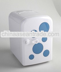 4L Portable Small Hotel Mini Electric Refrigerator 12v 220v