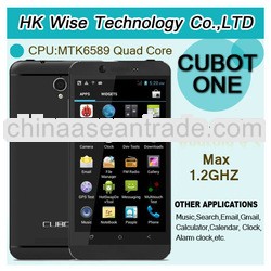 4.7 inch IPS Cubot One mobile phone with android 4.2 cubot m6589 CPU Quad Core dual sim Cards dual C