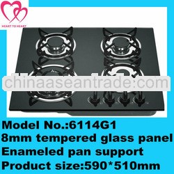 4 Burner Glass Gas hob/Gas stove/Gas cooker XLX-6114G-1