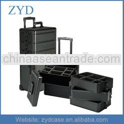 4 in 1 All Black Rolling Makeup Case ZYD-LG45