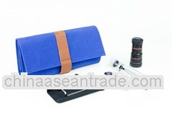 4 in 1 travel kit 8x Zoom Telescope Wide Angle Macro Fish Eye Lens for iPhone 4 4s