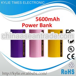 5600 high capacity 3g power bank for iphone 5 samsung galaxy s 12 months guaranty