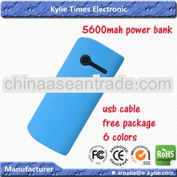 5600mah 12 volt power bank with torch for Iphone 5 for samsung galaxy s3 s4 s2