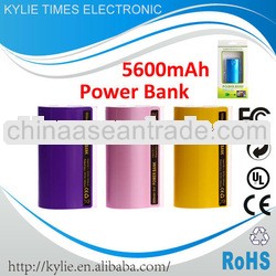 5600mah For Iphone 5 for samsung s3 s4 s2 high capacity mobile phone power bank Multi Charger