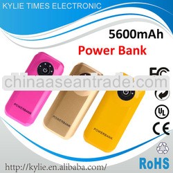 5600mah metal case power bank for blackberry 9900 12 months guaranty