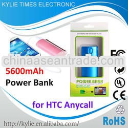 5600mah round power bank for samsung galaxy s2 s3 i9300 n7100 s4 i9500 12 months guaranty original q