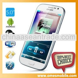 5.0" Capcitive touch screen I9180 android 2.4 dual sim android yxtel mobile phone