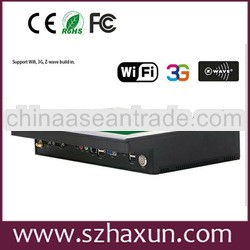 5-Wire resistive LCD Touchscreen Monitor with build in computer, Fanless all in one Computer with Wi